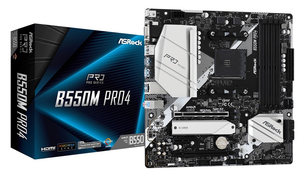 ASRock B550M Pro4 - The AMD B550 Motherboard Overview: ASUS